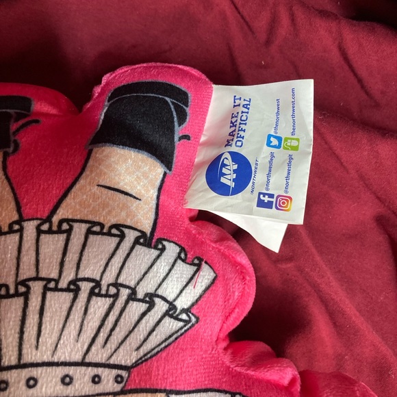 80’s BB pattern LOL Doll character plush pillow (approx. 13" x 9" x 2") - Picture 3 of 3